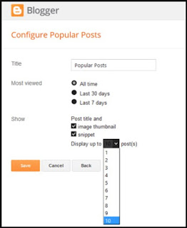 5 Widget Populer Posts Unik Untuk Blogger
