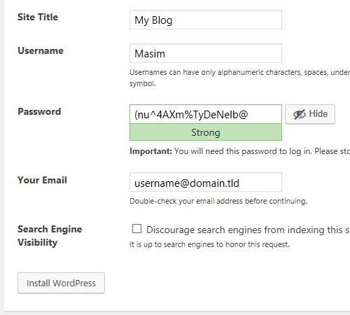 Install WordPress 04 Install WordPress 04