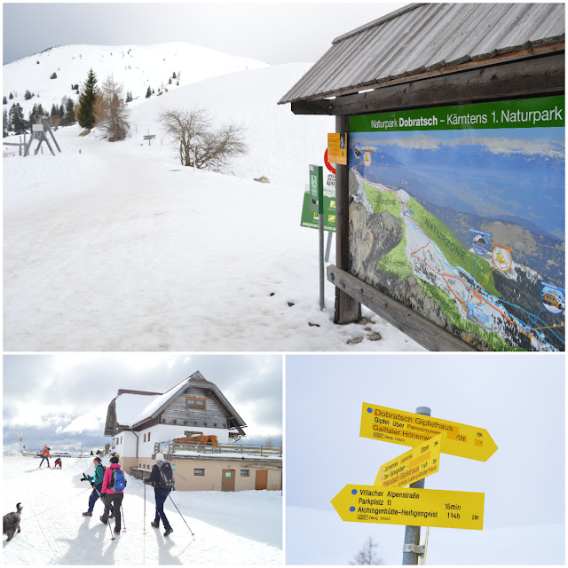 monte dobratsch escursione ciaspole inverno