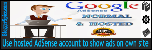 hosted AdSense account
