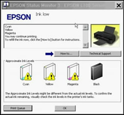 Mengatasi Error Blinking Epson L100