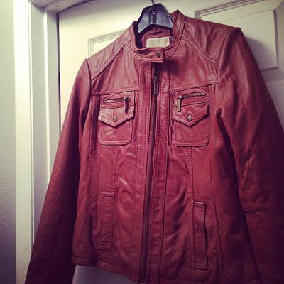 cardigan junkie: Enablers Needed: Tan Leather Jacket Time