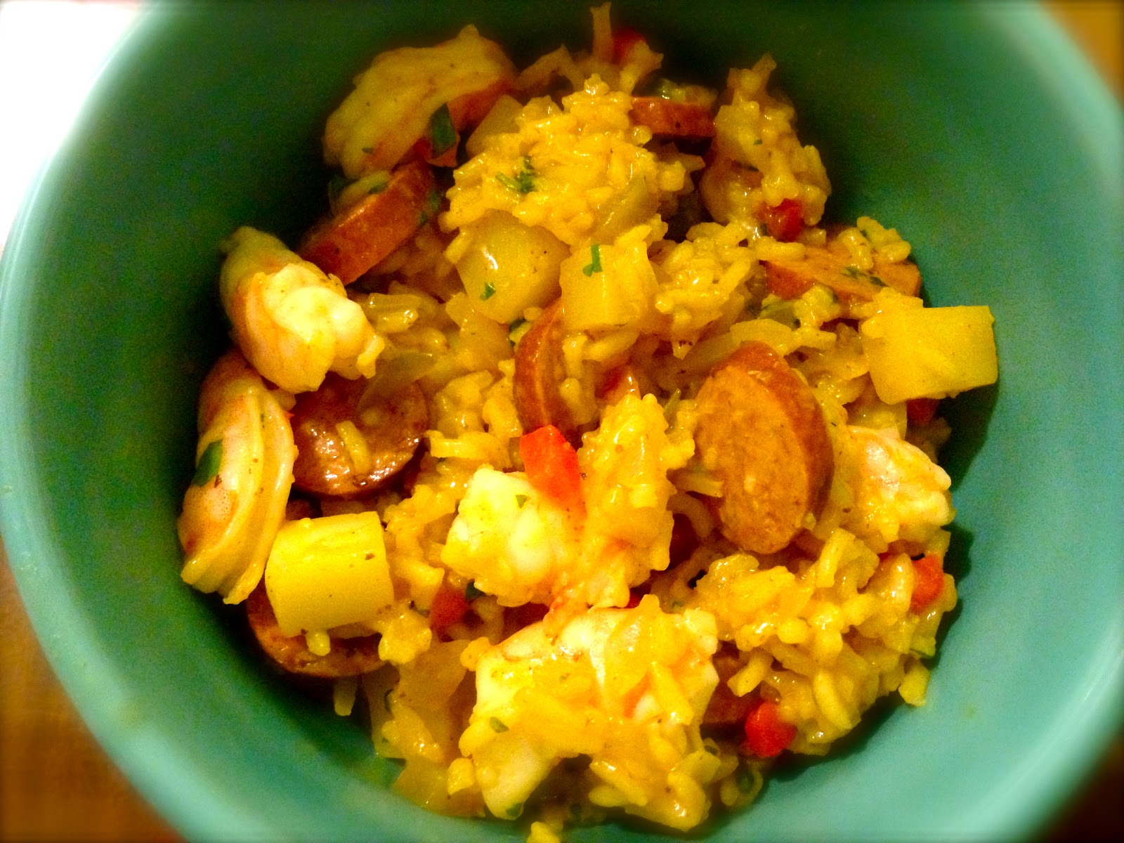 The Bourbon Bee Healthy Jambalaya