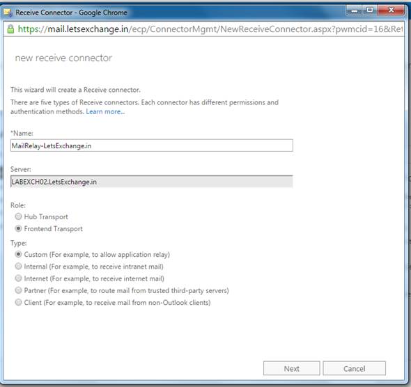 Setting up anonymous relay on Exchange servers 2016 and Testing of the mail relay using