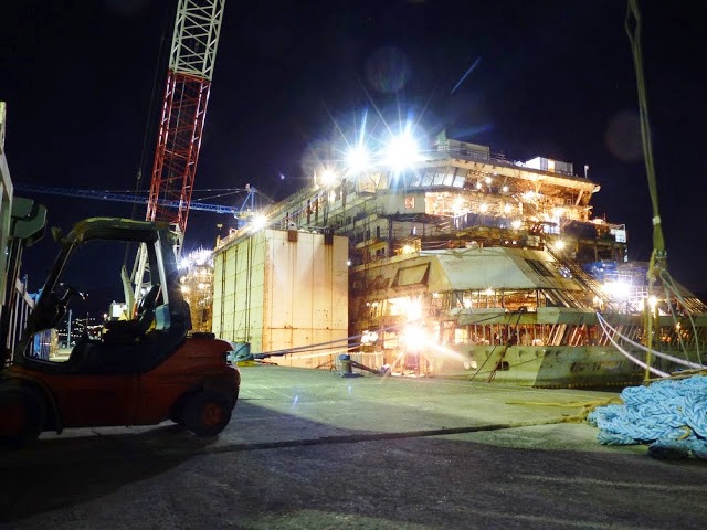 P1180133 - Primeiras imagens do Costa Concordia depois de ser resgatado em 2014