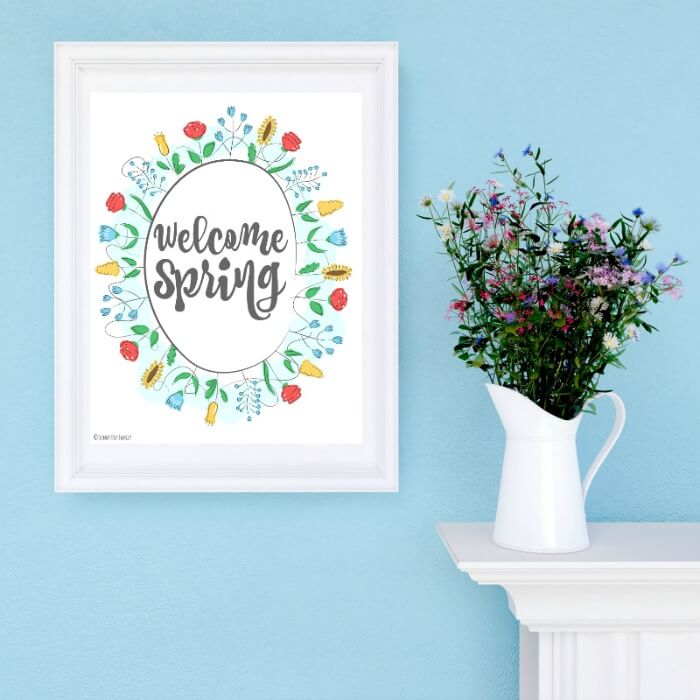 Welcome Home Printable for Spring and Summer – Comfort Spring