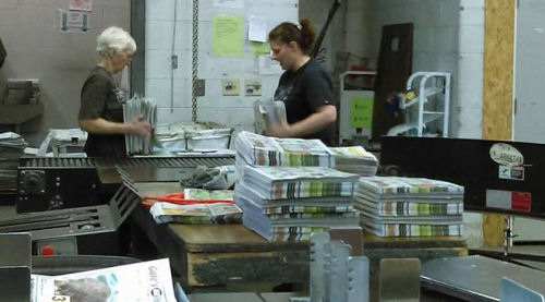 newspaper bundling