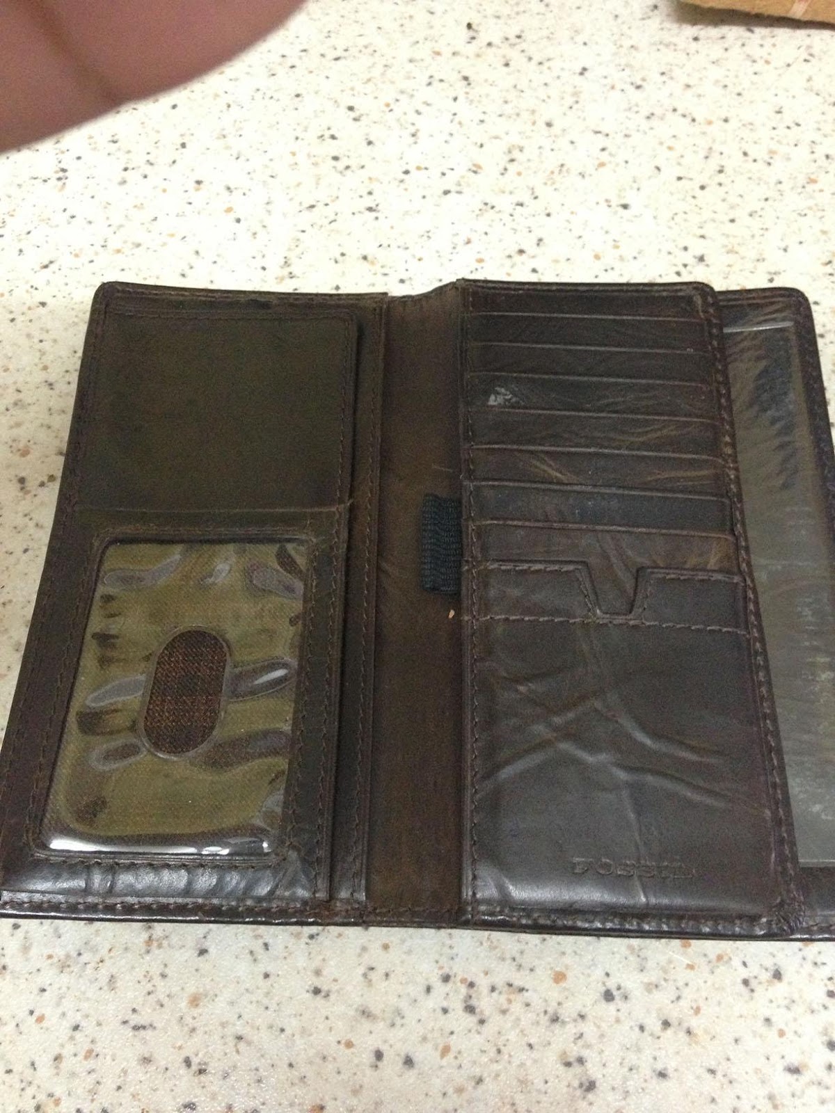 Tokmoton: FOSSIL LONG MEN'S Wallet Leather (USED)