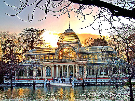 Art Now and Then: Buen Retiro Park, Madrid, Spain