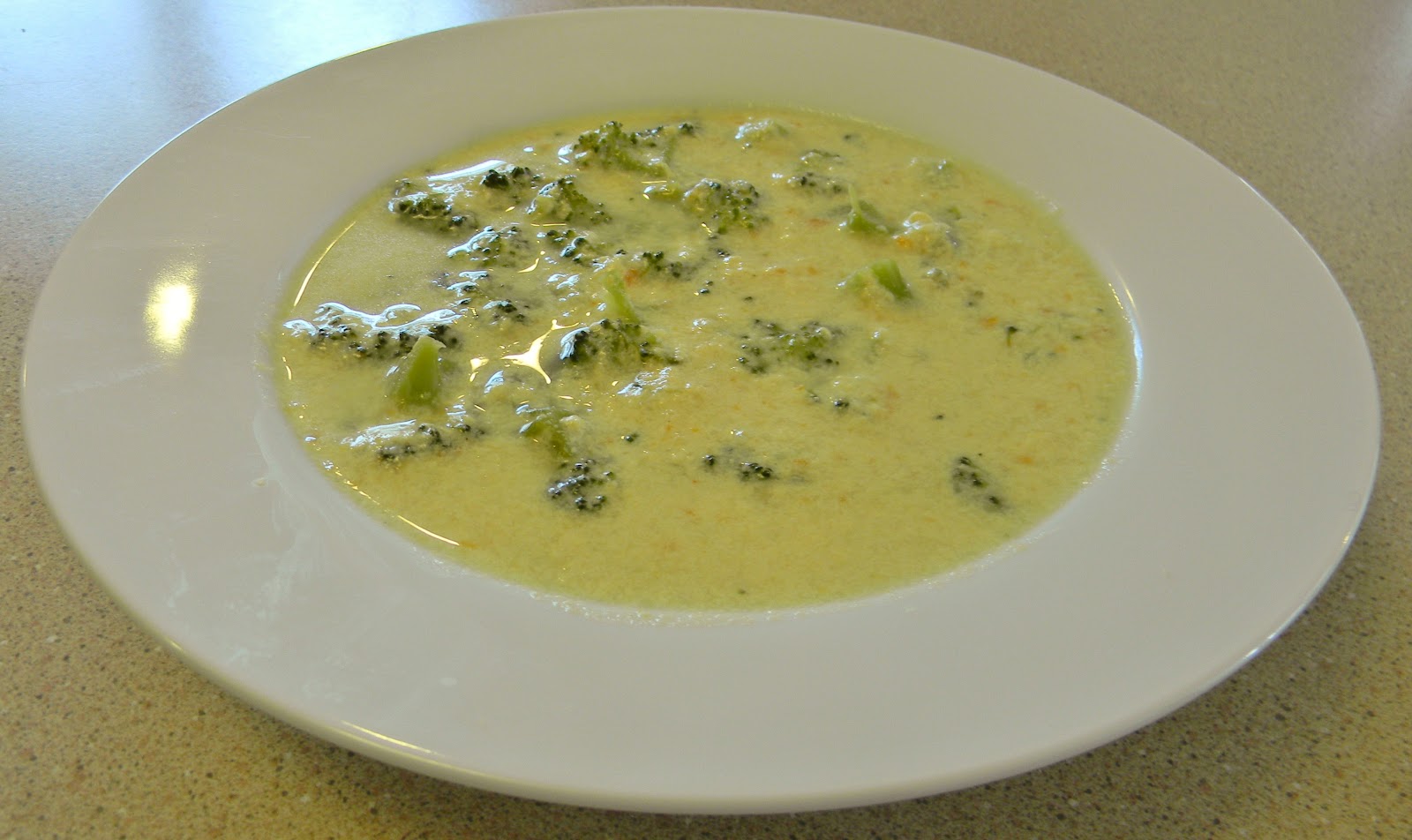 Fit and Lovin' it Lighter Broccoli Cheese Soup