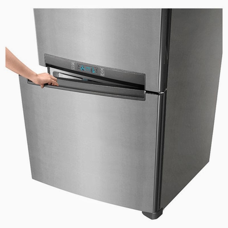 samsung freezer refrigerator bottom ft cu water glass ice filter freeze maker power shelves