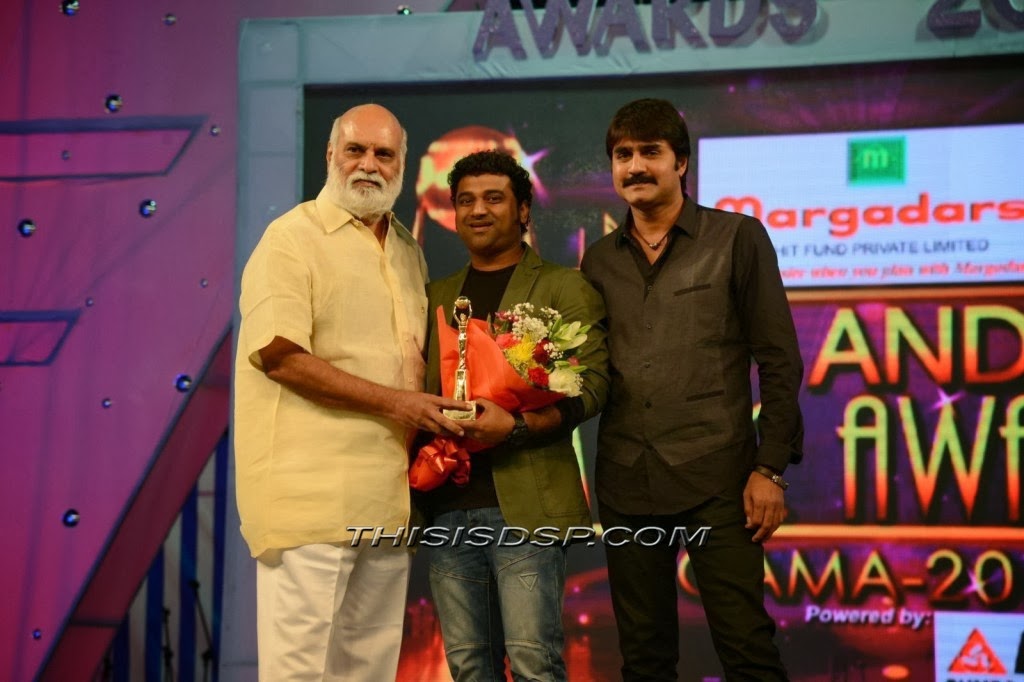 Devi Sri Prasad at Gulf Andhra Musical Awards (GAMA ) 2013
