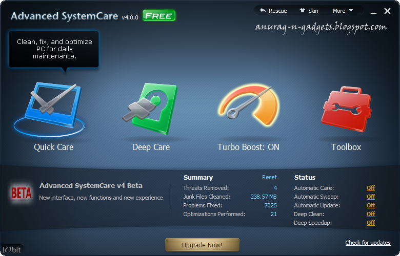 portable advanced systemcare portable advanced systemcare