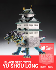Five Points Festival 2018 Exclusive Yu Shou Long Vinyl Figure by Black Seed Toys x myplasticheart