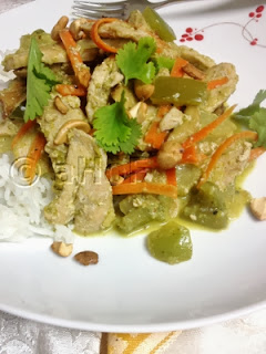 chicken, Thai recipe, Green Chili Paste