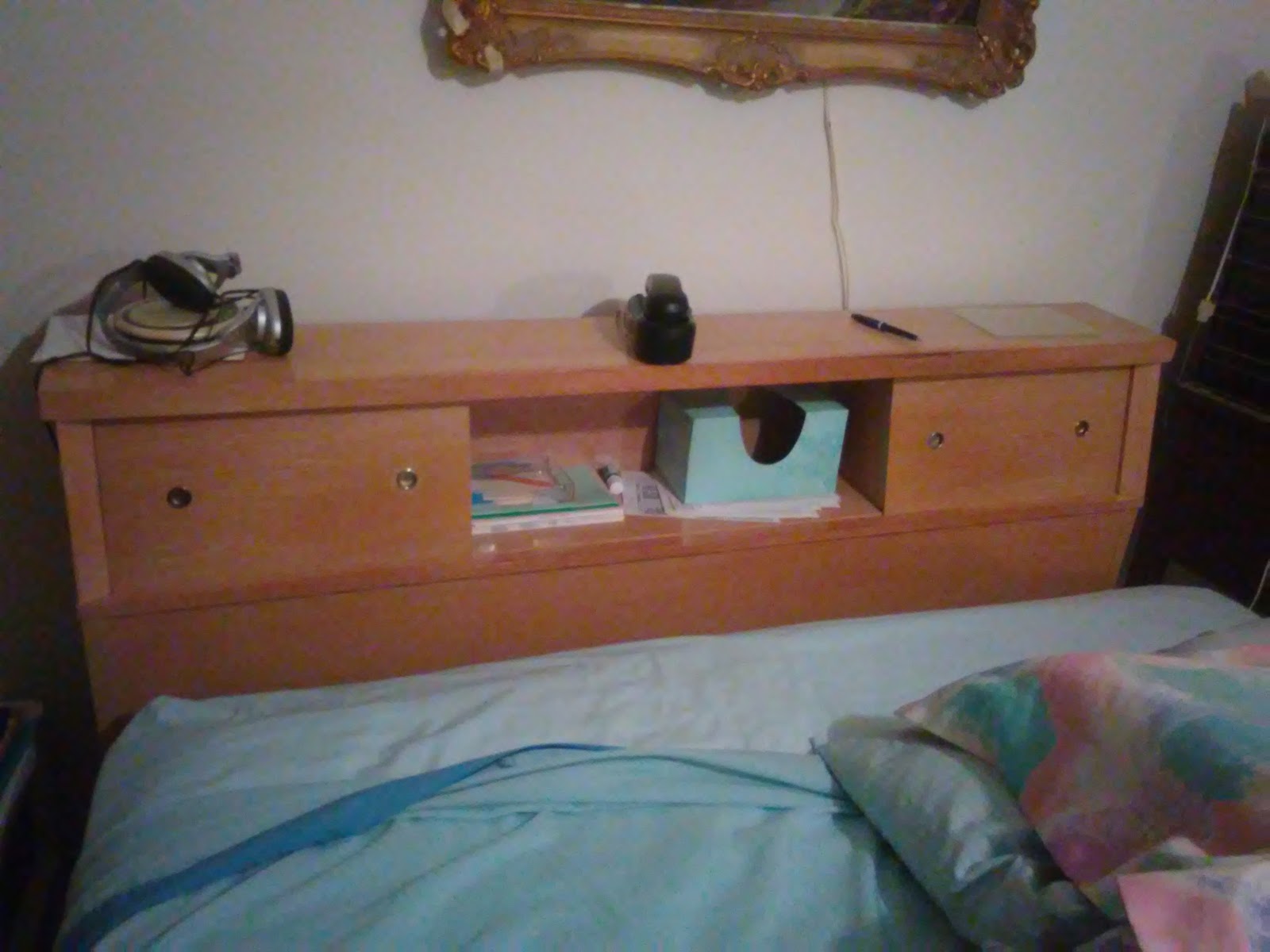 Lovely Litter Painted Mid Century Laminate Bedroom Set