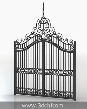 iron gate free 3d model