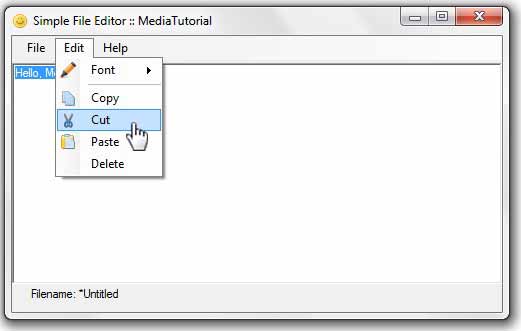 Simple Editor. Simple edit