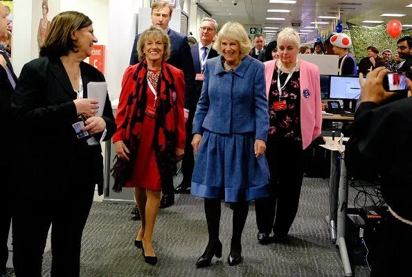 The Duchess of Cornwall attended the annual ICAP Charity Day in support of The Silver Line. donated to a selected group