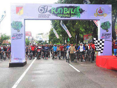 Korem Tadulako Gelar Fun Bike Meriahkan HUT ke 61 Kodam Merdeka Korem Tadulako Gelar Fun Bike Meriahkan HUT ke 61 Kodam Merdeka