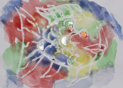 fish rainbow resist painting studio