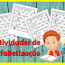 ALFABETIZAÇÃO: ATIVIDADES COM AUTODITADOS PARA IMPRIMIR E COLORIR