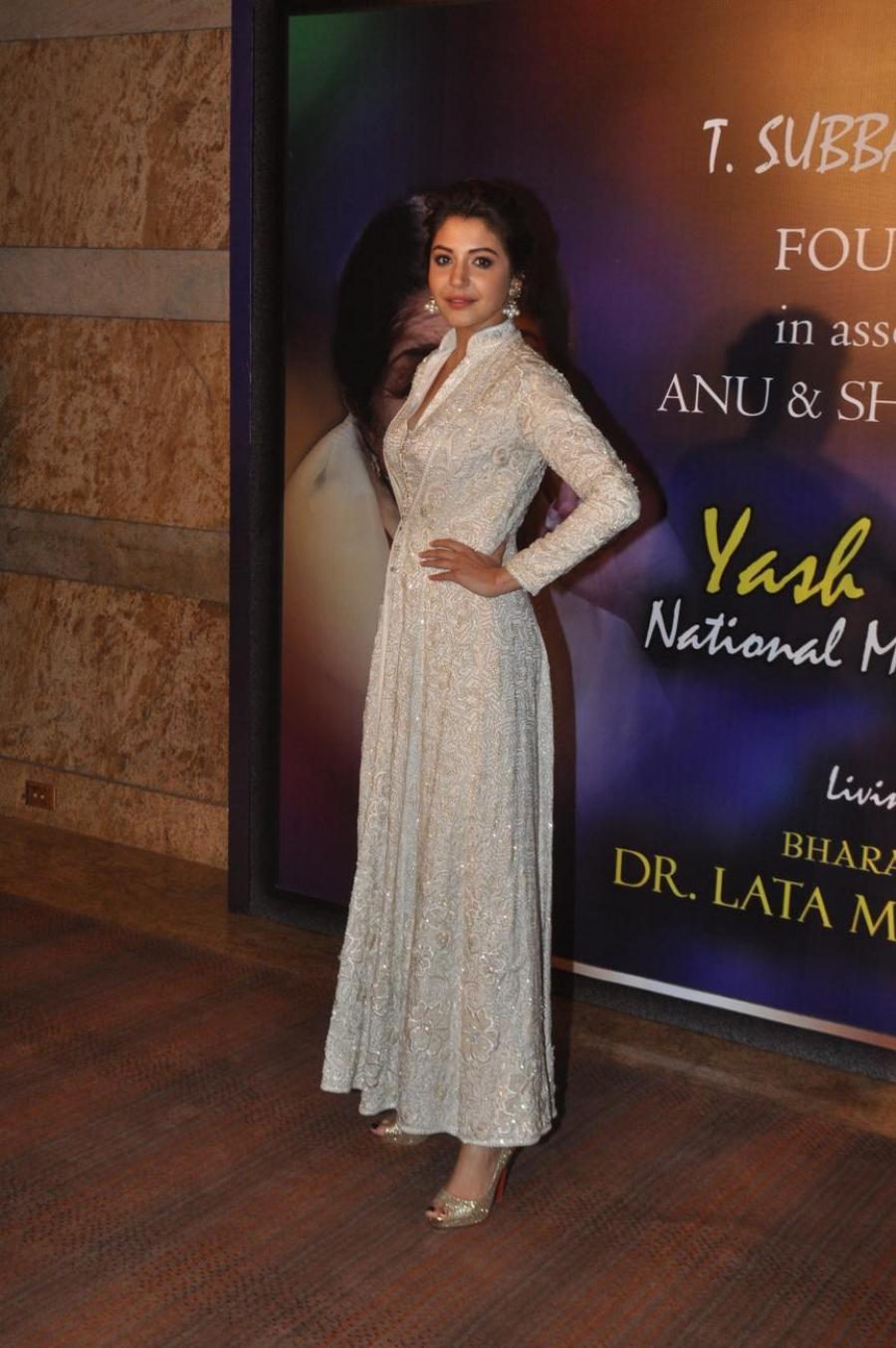 Bollywood Actress Anushka Sharma At Yash Chopra Award