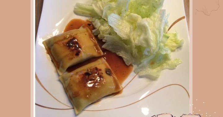 Heike&amp;#39;s Küchenexperimente ☆☆☆: Gebratene Maultaschen, Sosse &amp; Salat