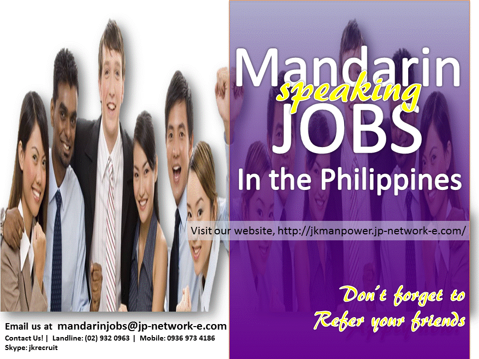 Bilingual Jobs in the Philippines