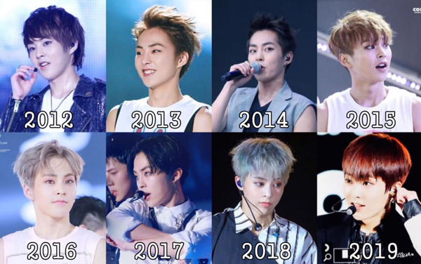 D編集長の裏ブログ Exoシウミンの顔の変化 12年から19年