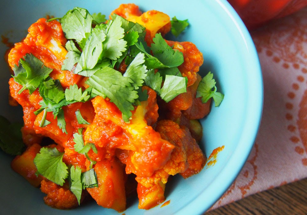 Mangerella: Indisches Blumenkohl-Curry mit Reis