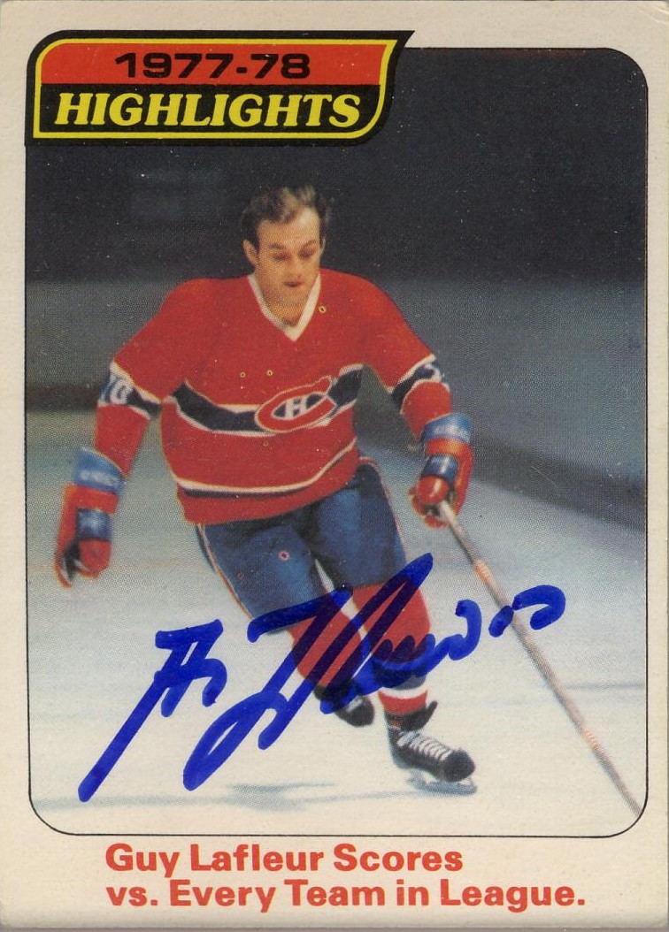 Just A Bit Offside: TTM Success! Guy Lafleur! Le Démon Blond!!!