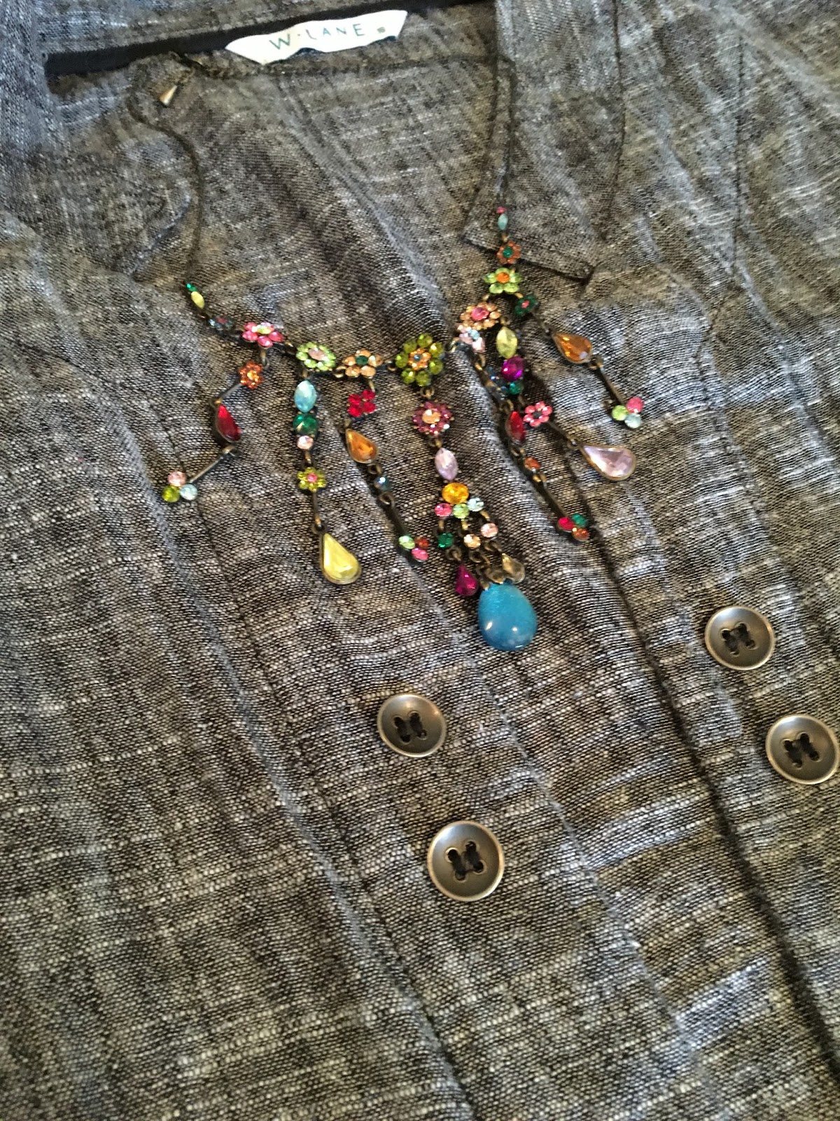 A Tray of Bliss: 50 & Fab....Embellishing Thrifted Clothing for that ...