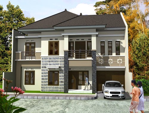 Desain atap rumah minimalis 2 lantai type 36 miring baja Desain atap rumah minimalis 2 lantai type 36 miring baja