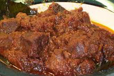 Resep praktis (mudah) rendang paru spesial (istimewa) enak, sedap, gurih, nikmat lezat