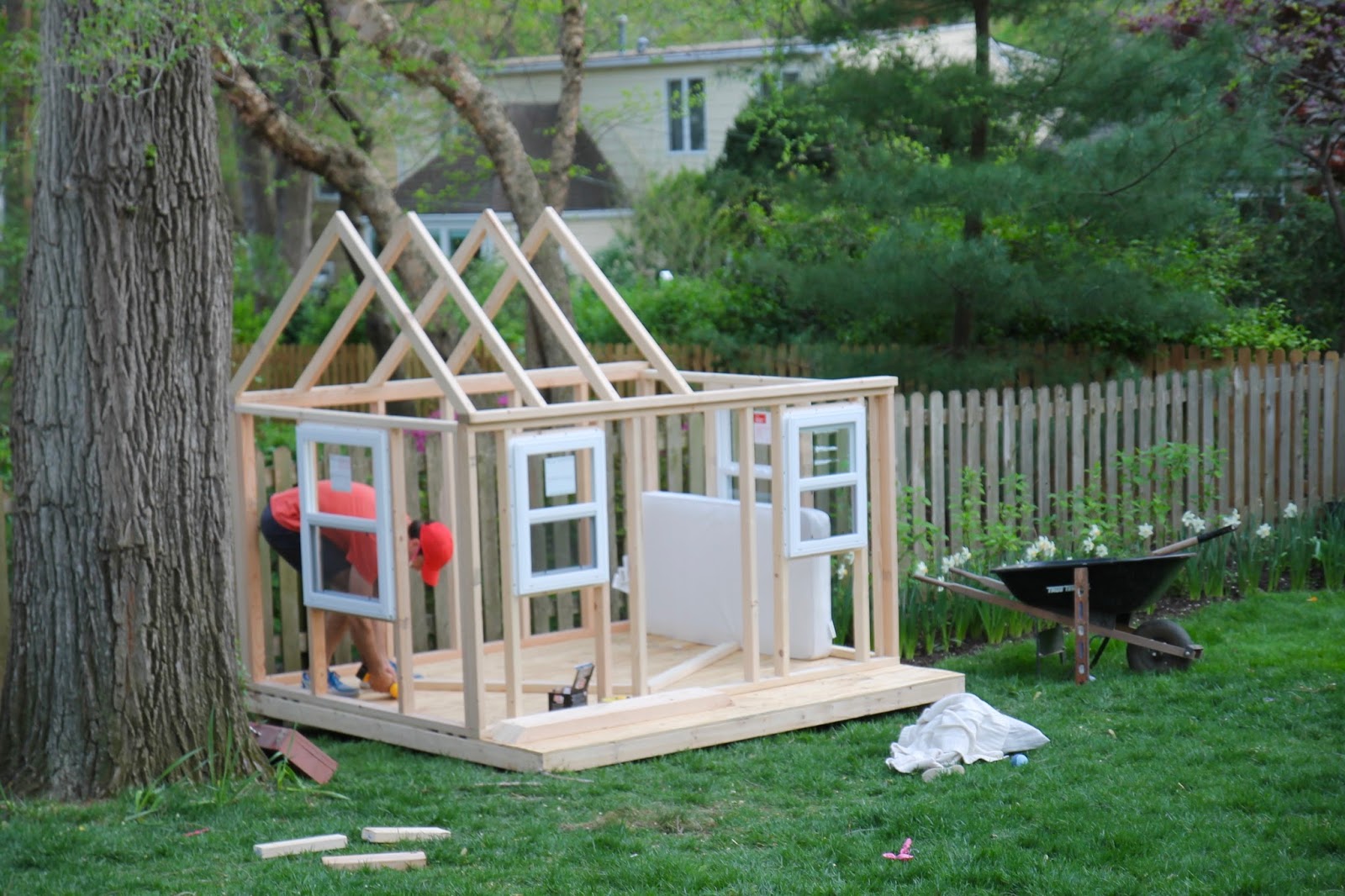 Jenny Steffens Hobick We Built a Playhouse! DIY Workbook & Photos