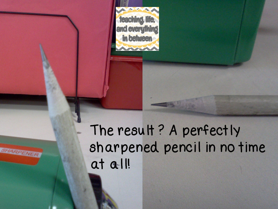 teaching, life, and everything in between: The Best Pencil Sharpener
