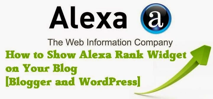 How to Show Alexa Rank Widget on Your Blog [Blogger and WordPress]