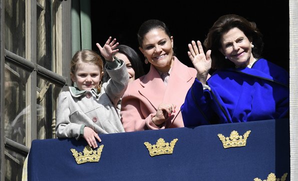 Queen Silvia, Crown Princess Victoria, Princess Estelle, Prince Oscar,  Prince Daniel, Prince Carl Philip and Princess Sofia, Princess Madeleine Birthday