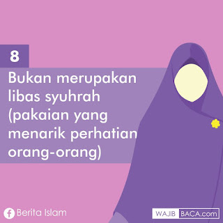 Syarat-syarat Hijab Syari yang Harus Muslimah Ketahui Syarat-syarat Hijab Syari yang Harus Muslimah Ketahui