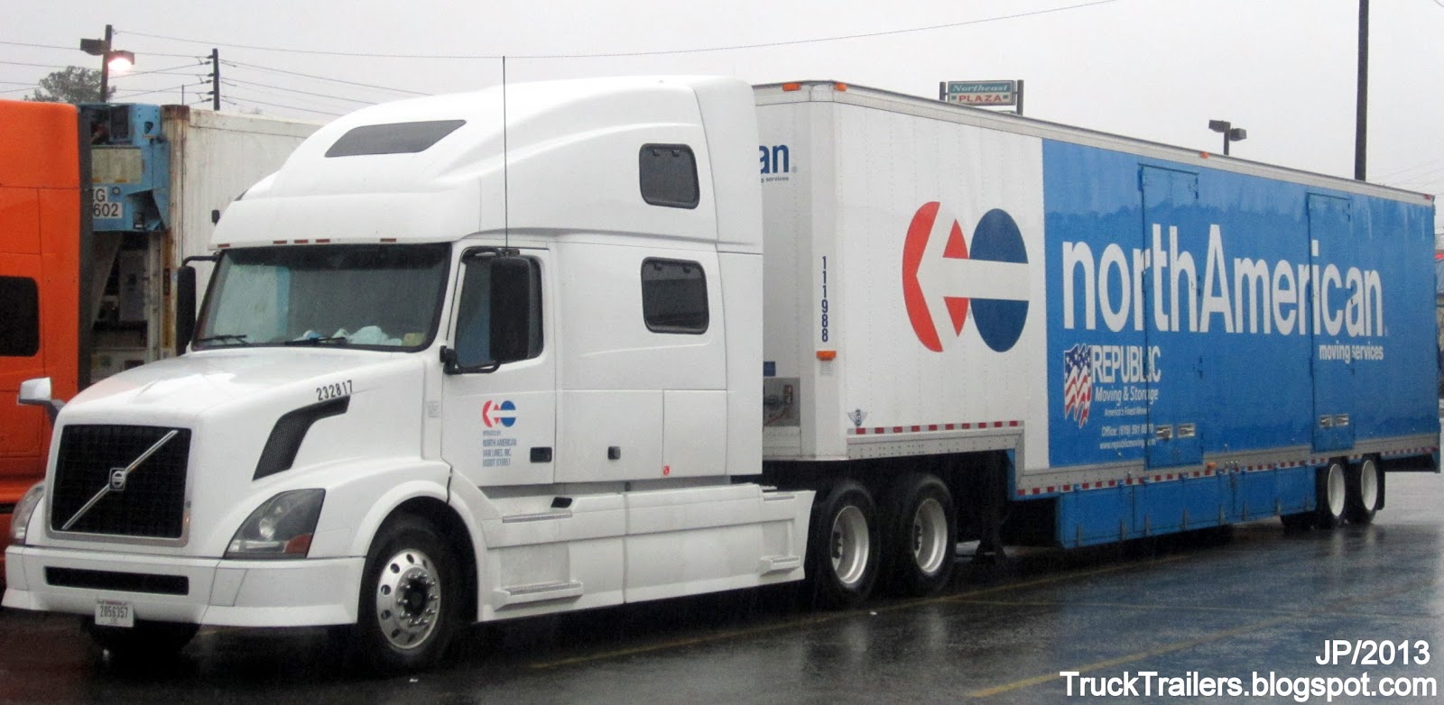 TRUCK TRAILER Transport Express Freight Logistic Diesel Mack Peterbilt