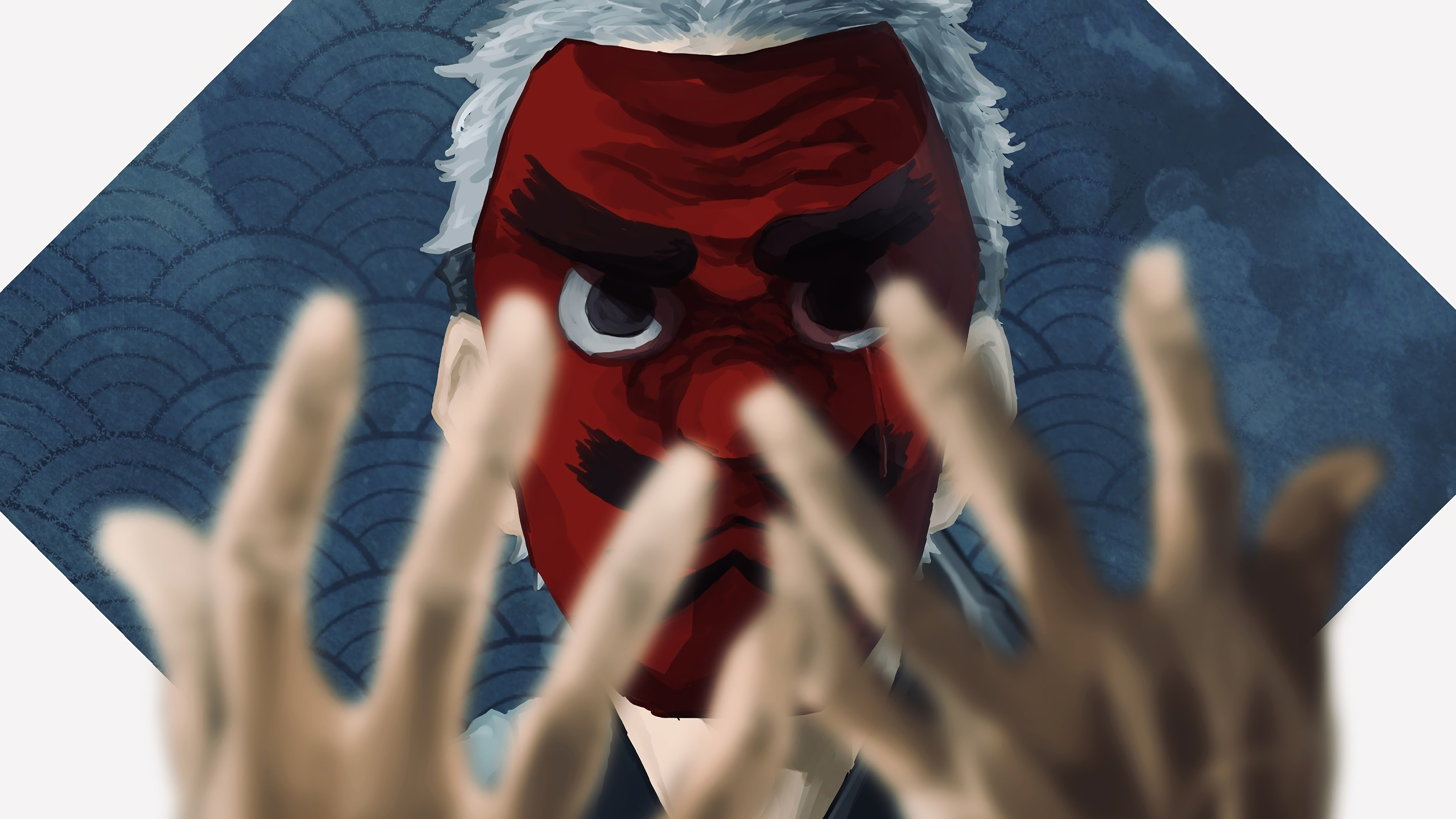 Sakonji Urokodaki, Kimetsu no Yaiba, 4K, #131 Wallpaper iPhone Phone