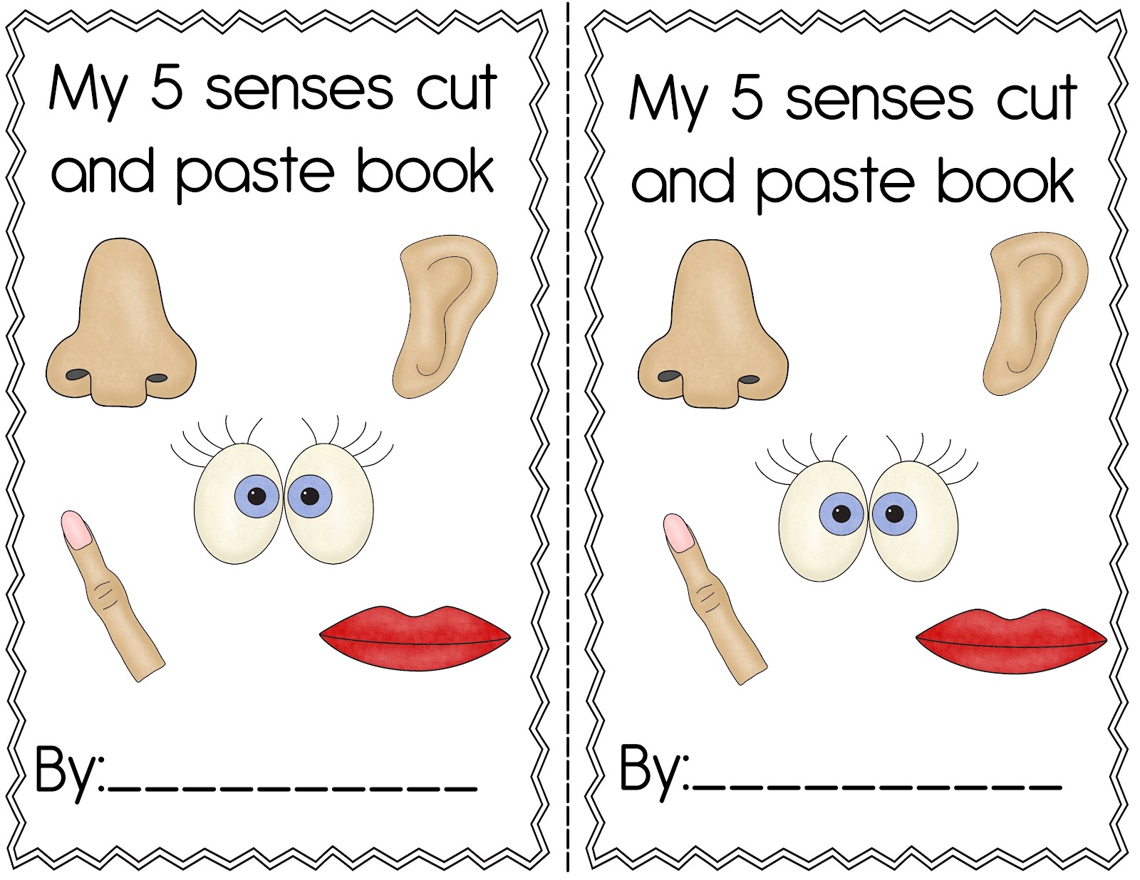 5 Senses Worksheet Preschool Free Printable