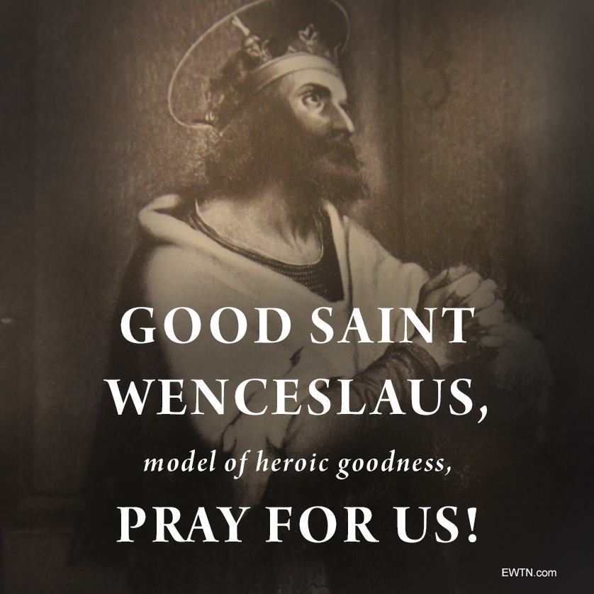 FrKevinEstabrook Sept 28 2018 St. Wenceslaus, martyr Holding Fast