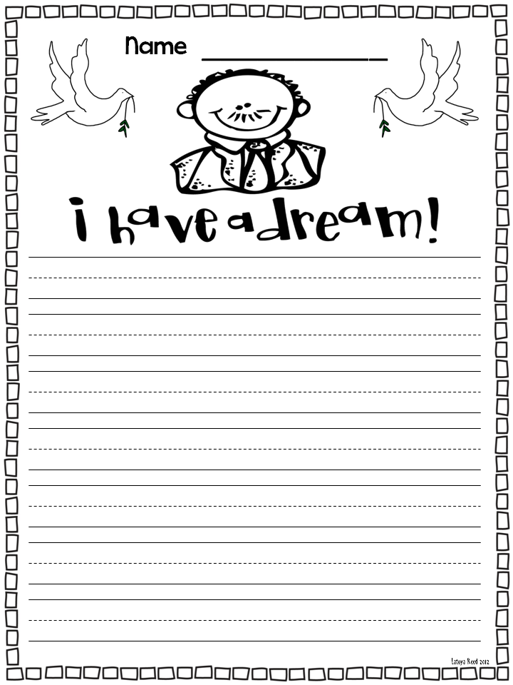Worksheets On Martin Luther King Jr