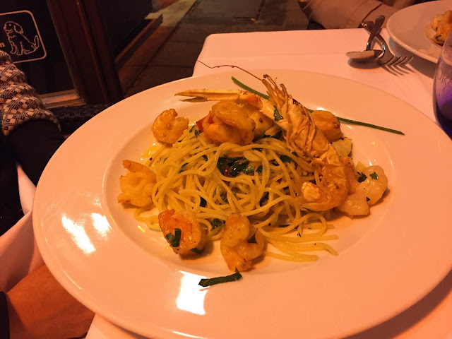 Sea food pasta at A Mano in Berlin Sea food pasta at A Mano in Berlin