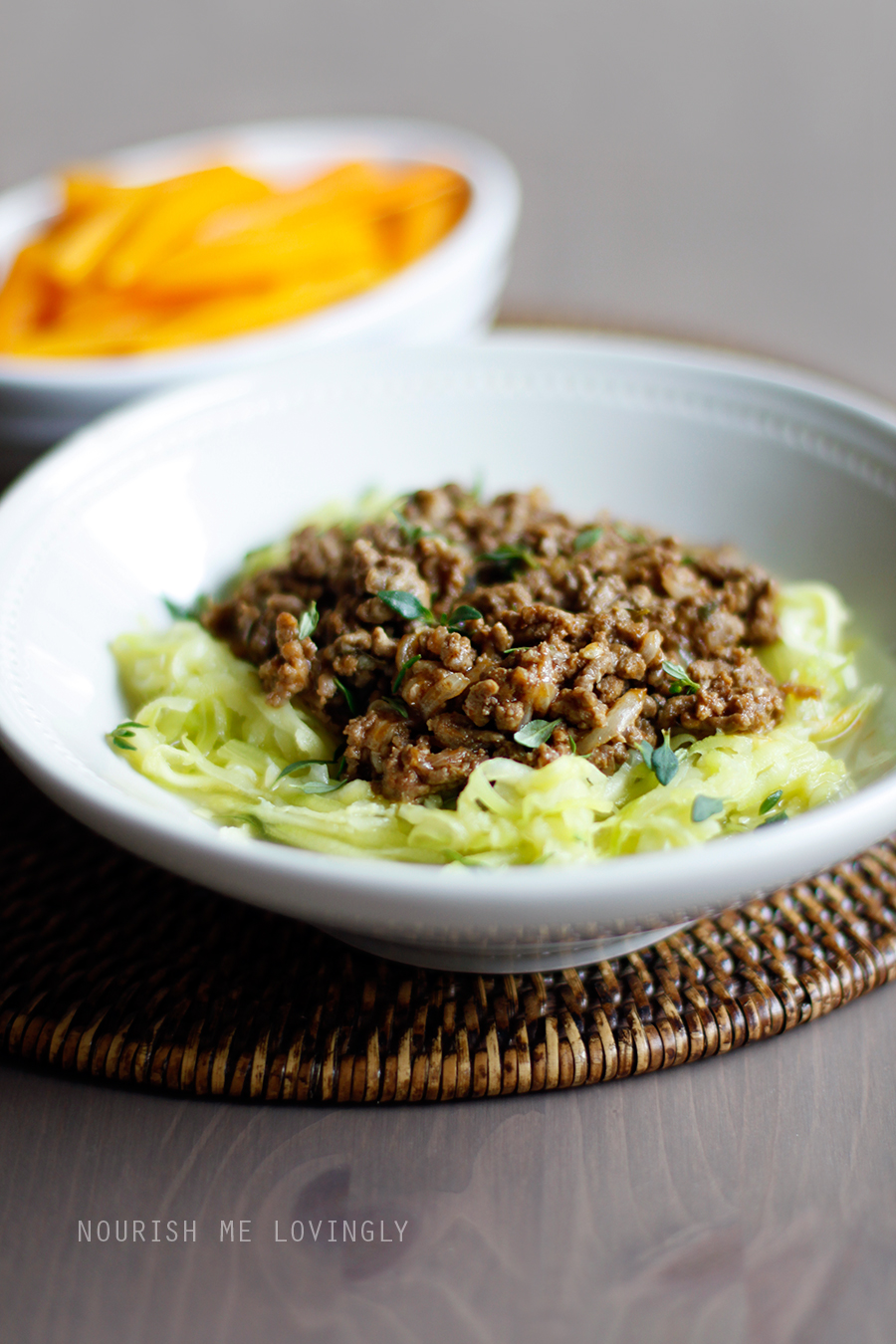 Nourish me lovingly Beef bolognese (GAPS)