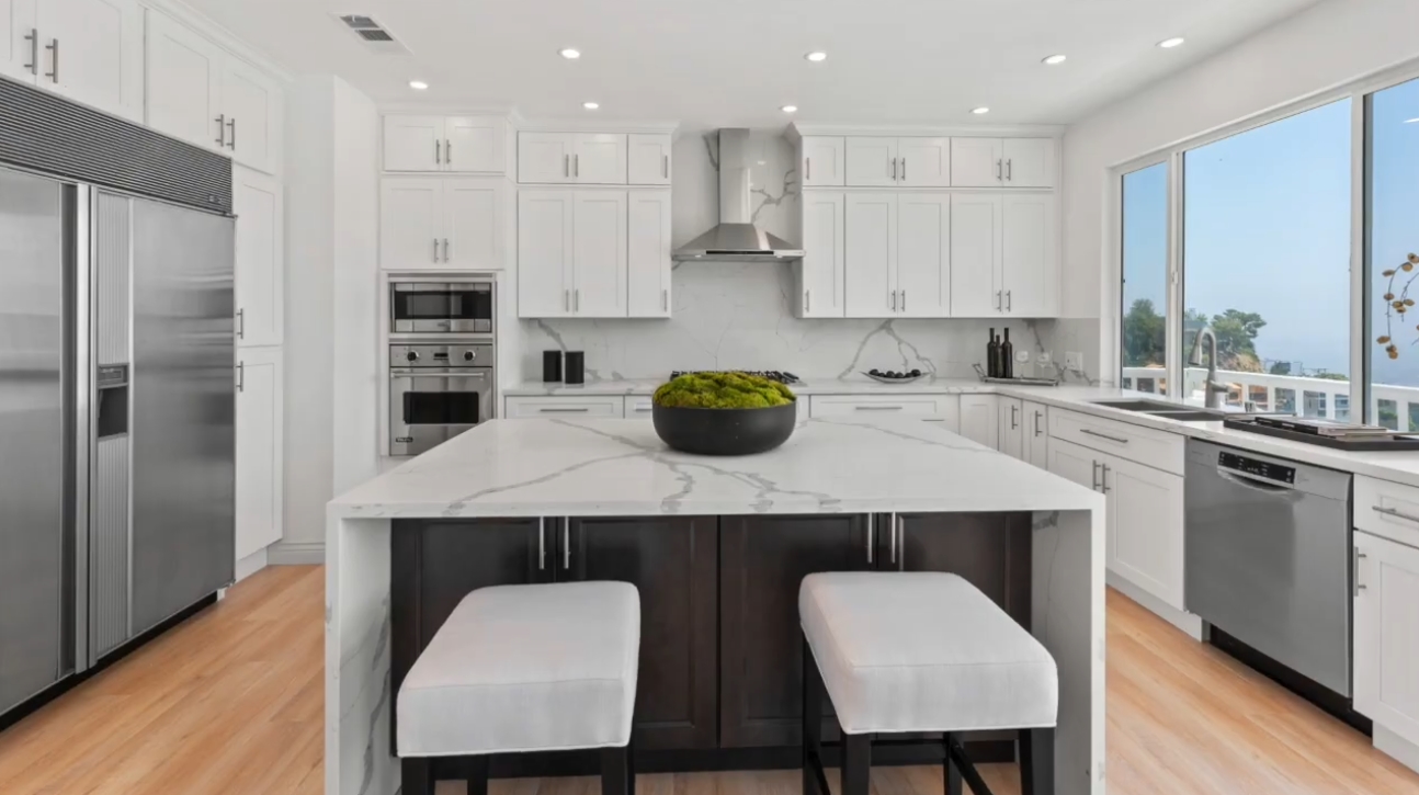 Luxury Home Interior Design Tour vs. Uninhibited jetliner views | 2019 Sunset Plaza Dr | Rita Benelian