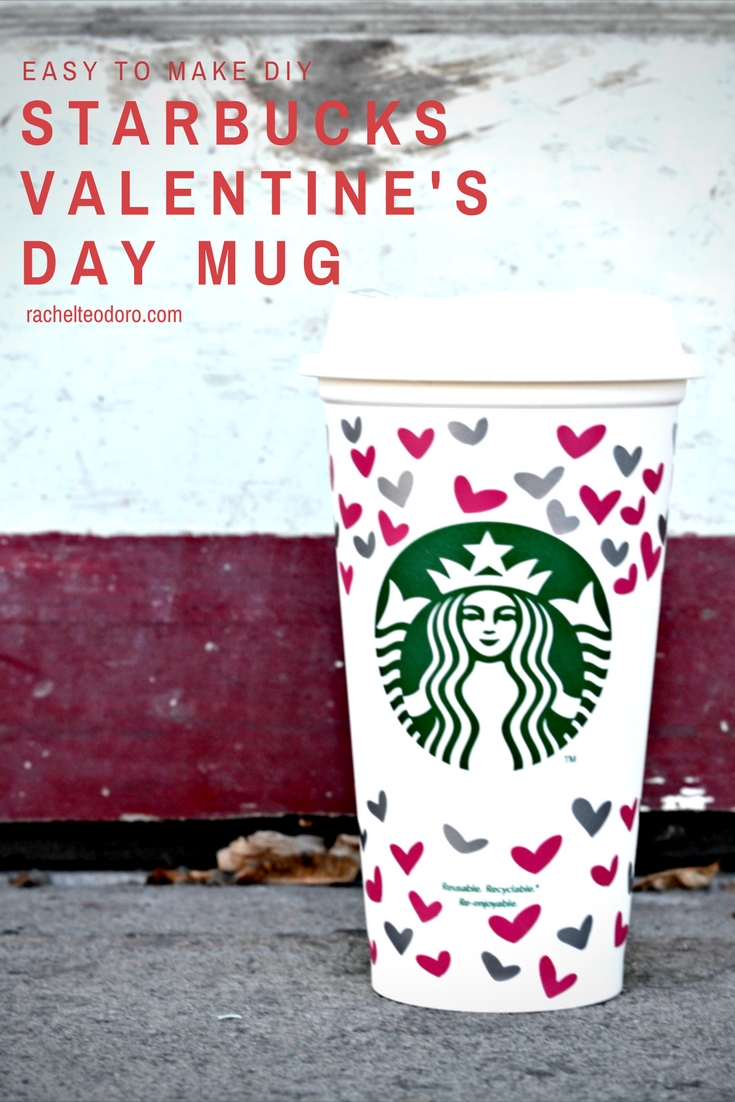 Custom Valentine's Day Starbucks Cup PLUS How to Ungroup Shapes in  Silhouette