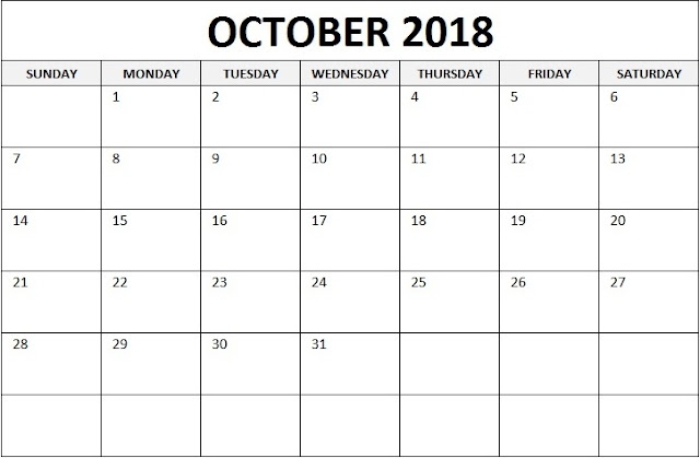 October 2018 Calendar, October 2018 Printable Calendar, October 2018 Calendar Template, Blank October 2018 Calendar, October 2018 Calendar Printable, Calendar October 2018, October 2018 Calendar with Holidays, October 2018 Calendar PDF, October 2018 Calendar Word, October 2018 Calendar Excel
